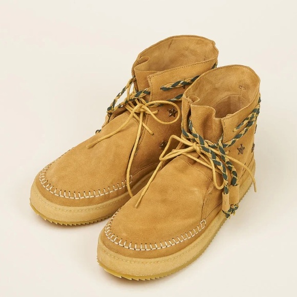 Free People x Laidback London Argo Stars Lave Up Boots Size 38 EU / 7 US - Picture 5 of 14